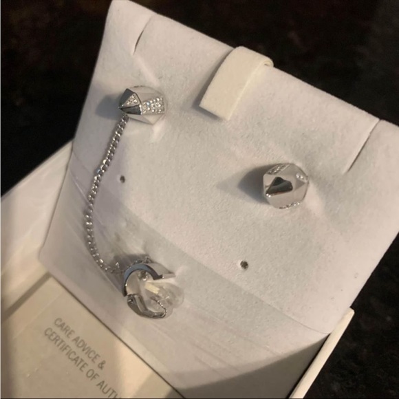 NEW Swarovski Atelier Earrings by Jean Paul Gaultier Designer Crystal Statement - Picture 5 of 8